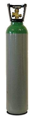 5% CO2/Argon Mix Gas Cylinder, 9L